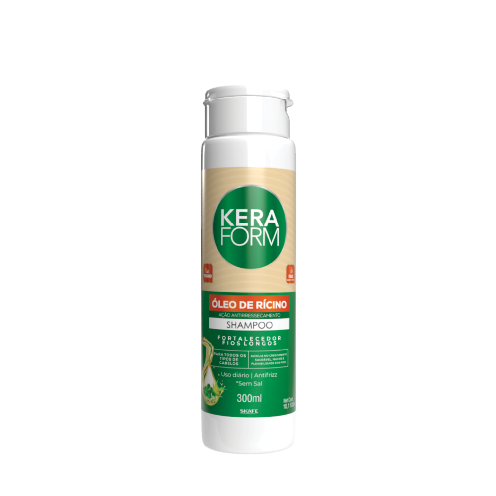 Kera Form Scaf Castor Oil Shampoo – Strengthening & Faster Hair Growth