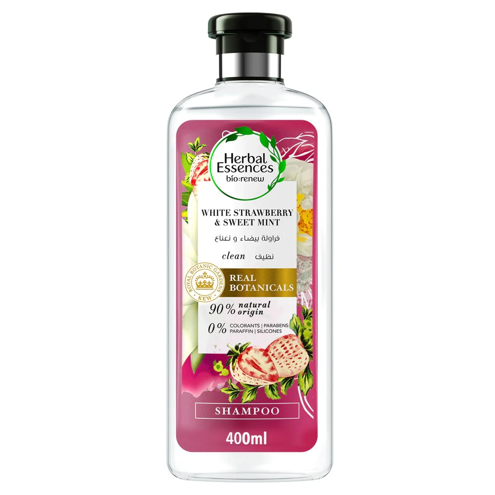 [8001090662293] Herbal Essences Bio: Renew White Strawberry & Sweet Mint Shampoo – 400ml