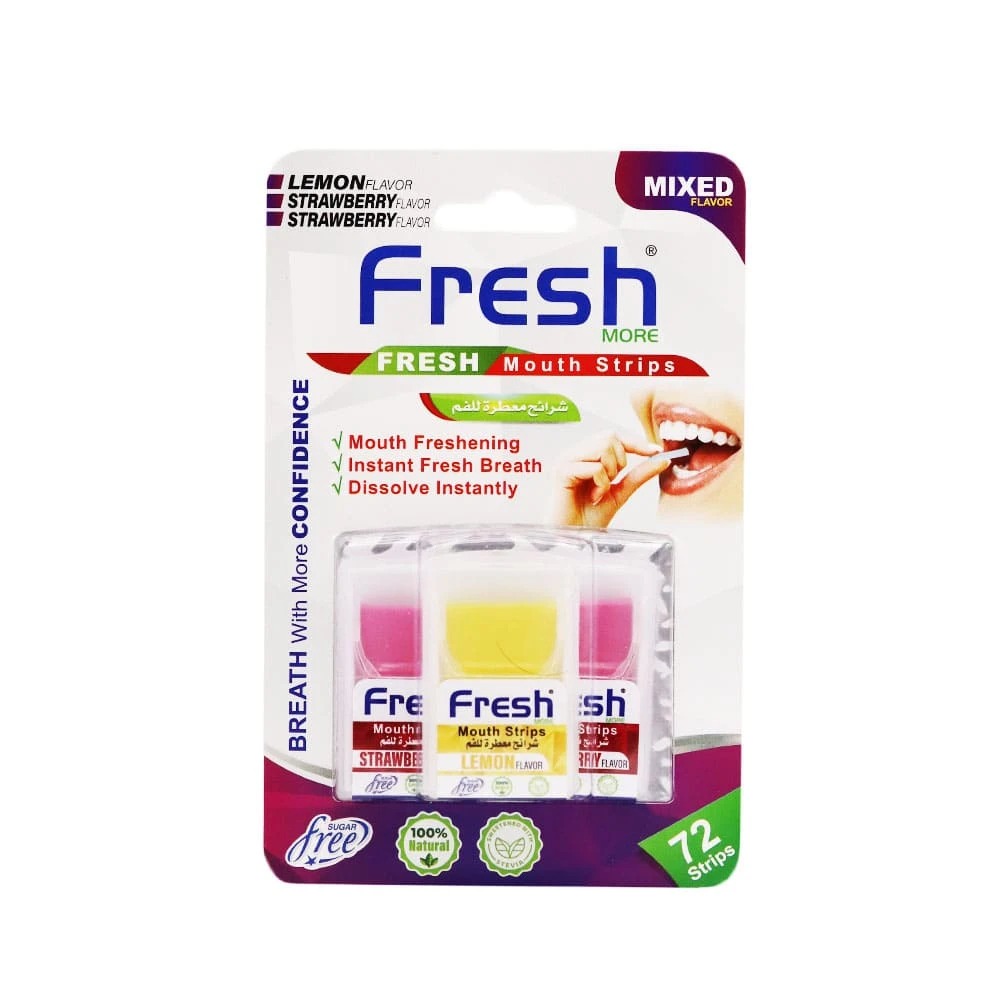 [6297001217443] Fresh More Flavored Oral Strips – Natural Flavors