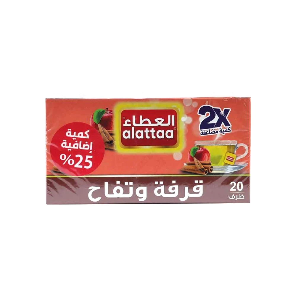 [6212900010353] Al Attar Cinnamon & Apple Tea – 20 Sachets