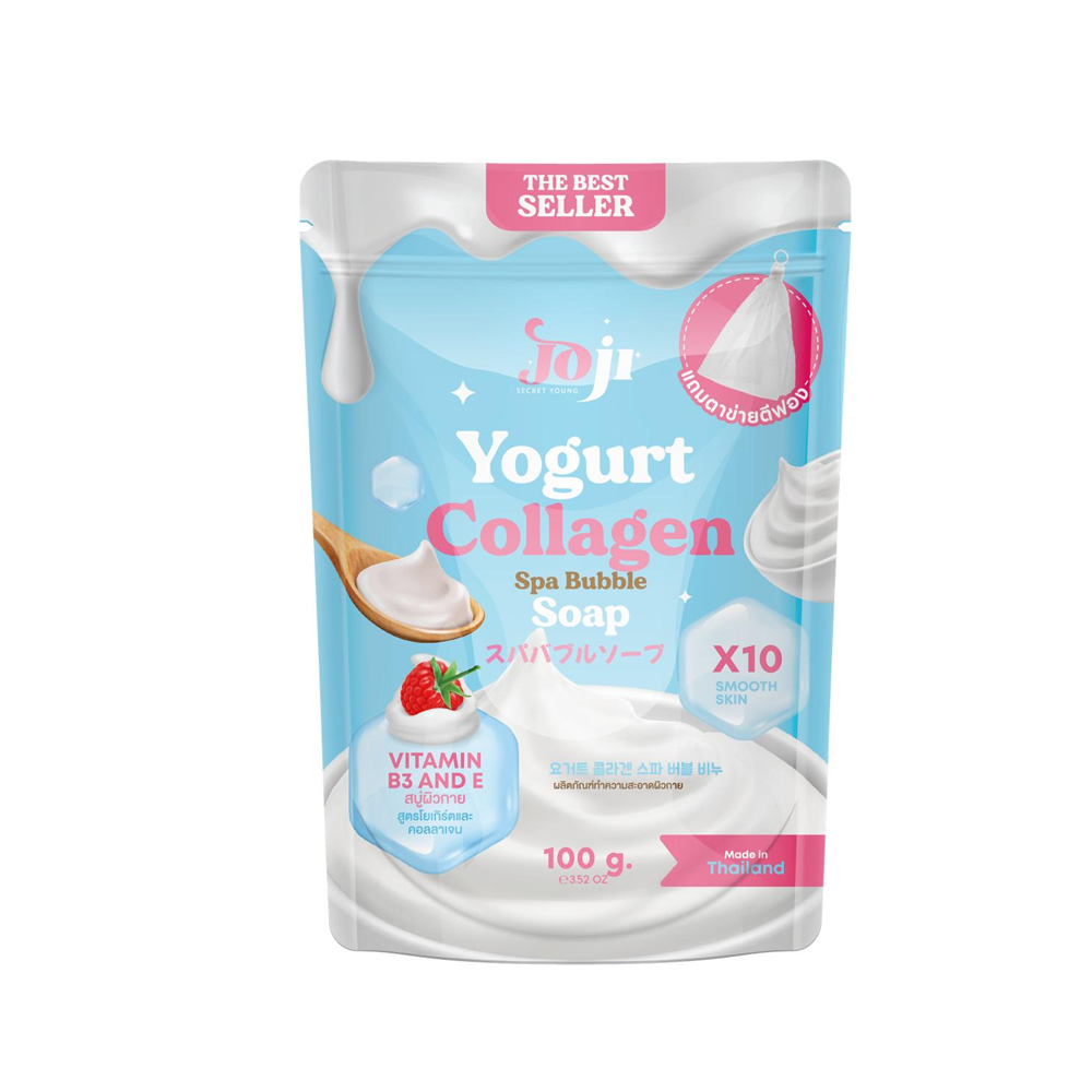 [8859690401046] Yogurt Collagen Spa Bubble Soap – 100g