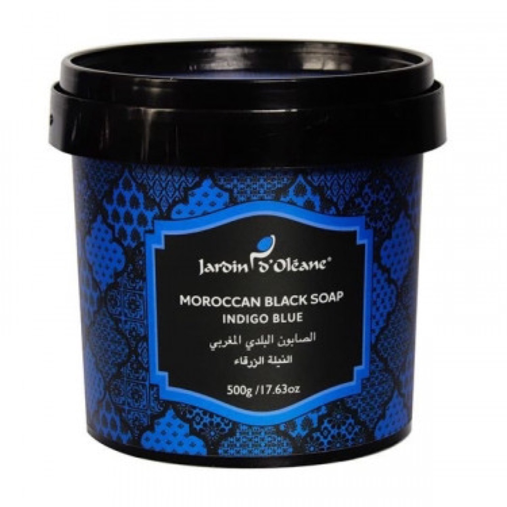 [745114421586] Moroccan Traditional Soap with Blue Indigo – Garden Olian – 500g