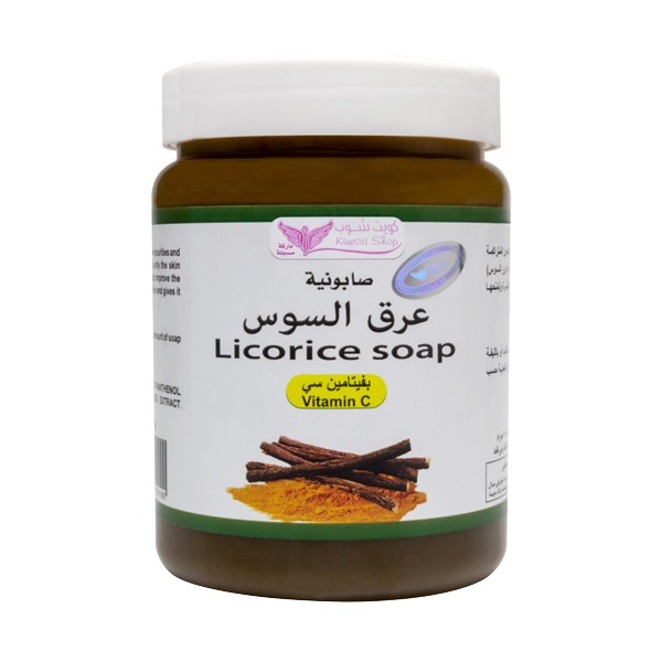 [2781214015100] Licorice Soap – Kuwait Shop 500 g