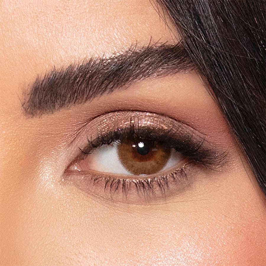 [SBR0100100] عدسات لاصقة ملونه من امارا شهرية - برونيت