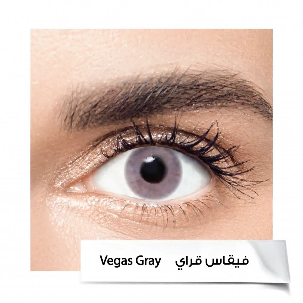 [8809579831235] Anesthesia Vegas Gray Contact Lenses