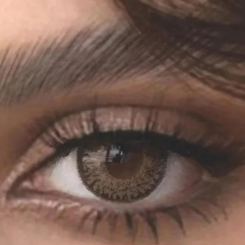 [0720158967535] عدسات لاصقة ملونه من امارا شهرية - باربي براون
