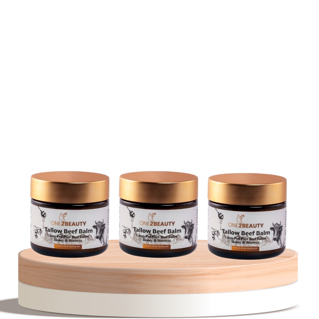 [378826852] One Two Beauty Beef Tallow Butter for Body & Skin – Deep Moisturizing (60g)