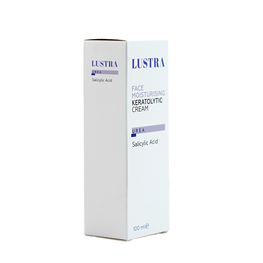 [8684641528332] LUSTRA FACE MOISTURISING TREATMENT KERATOLYTIC CREAM 100ML