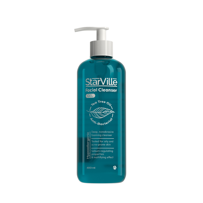 [6224010337909] StarVille Tea Tree Facial Cleanser Gel – 400 ml