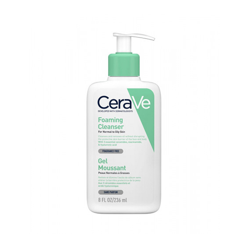 [3337875597197] CeraVe Foaming Facial Cleanser for Normal to Oily Skin