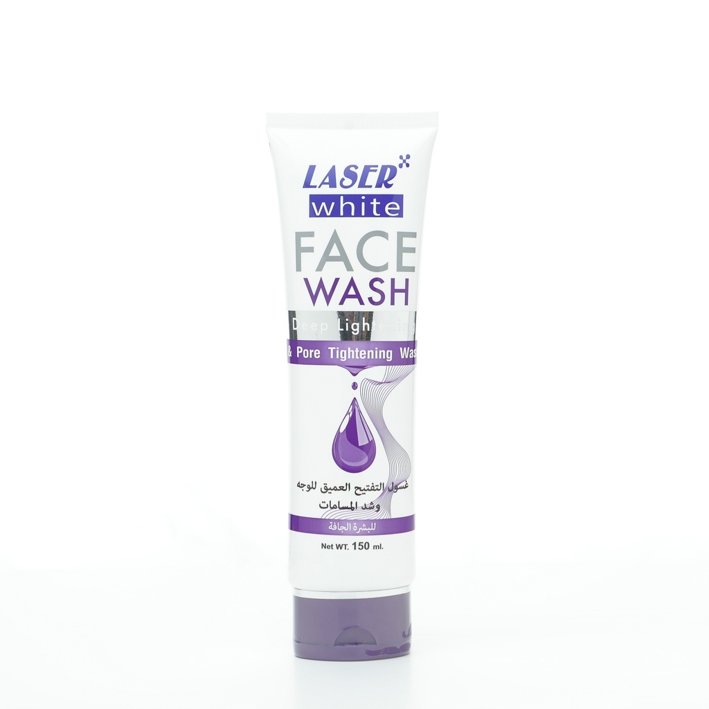 [8859362512377] Laser White Deep Brightening & Pore-Tightening Facial Cleanser – Dry Skin