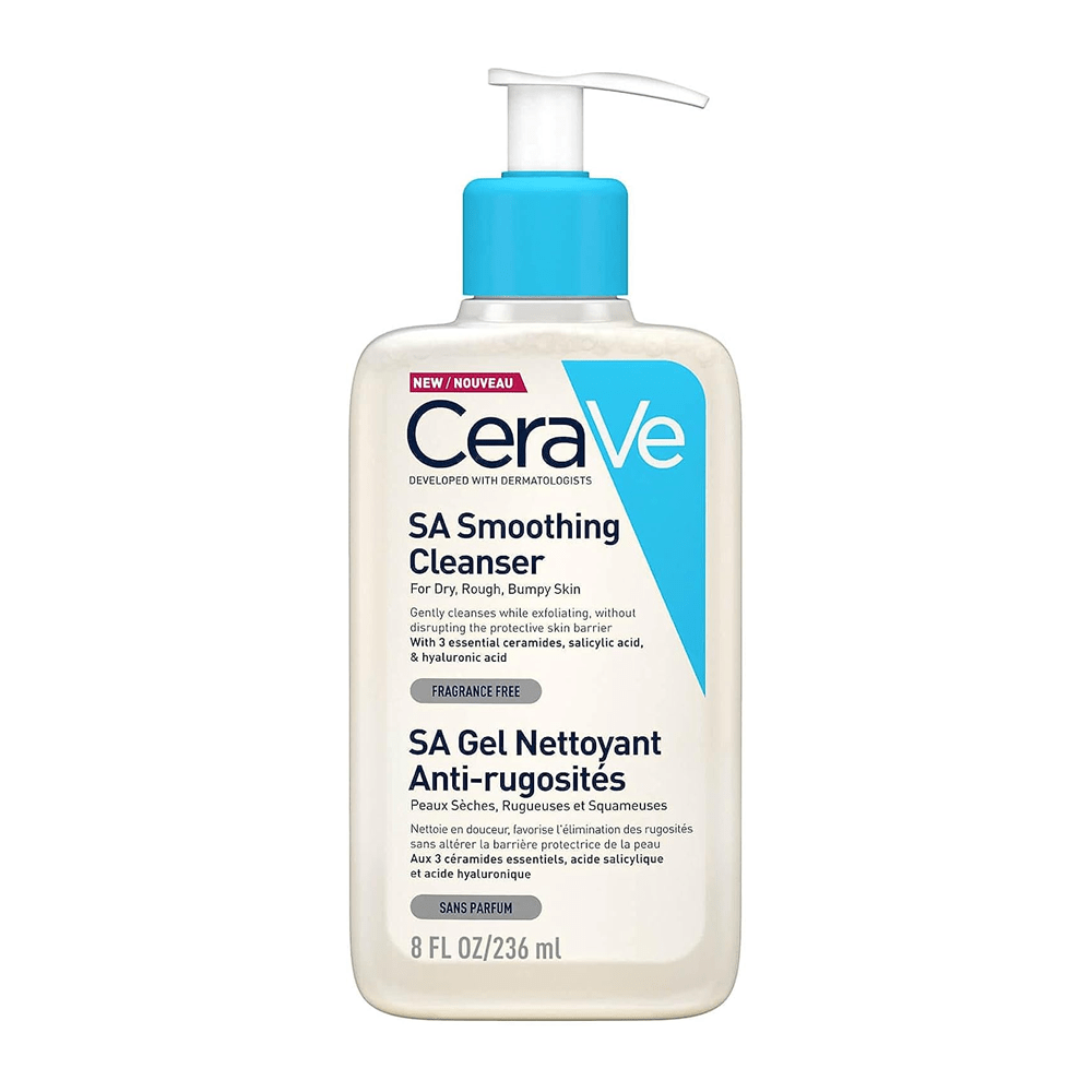 [3337875684118] CeraVe SA Smoothing Cleanser – Gentle Exfoliating Gel – Face & Body
