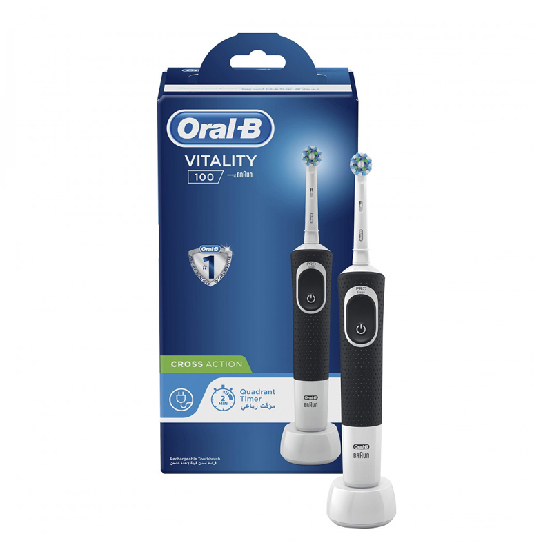 [4210201311676] Oral-B Vitality 100 CrossAction Electric Toothbrush – Rechargeable