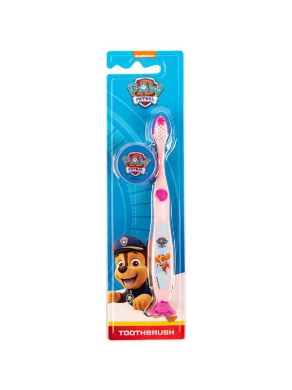 Children's Manual Toothbrush with Suction Base and Hygiene Cap - From Fab Lab Multiple Kids Options - PAW