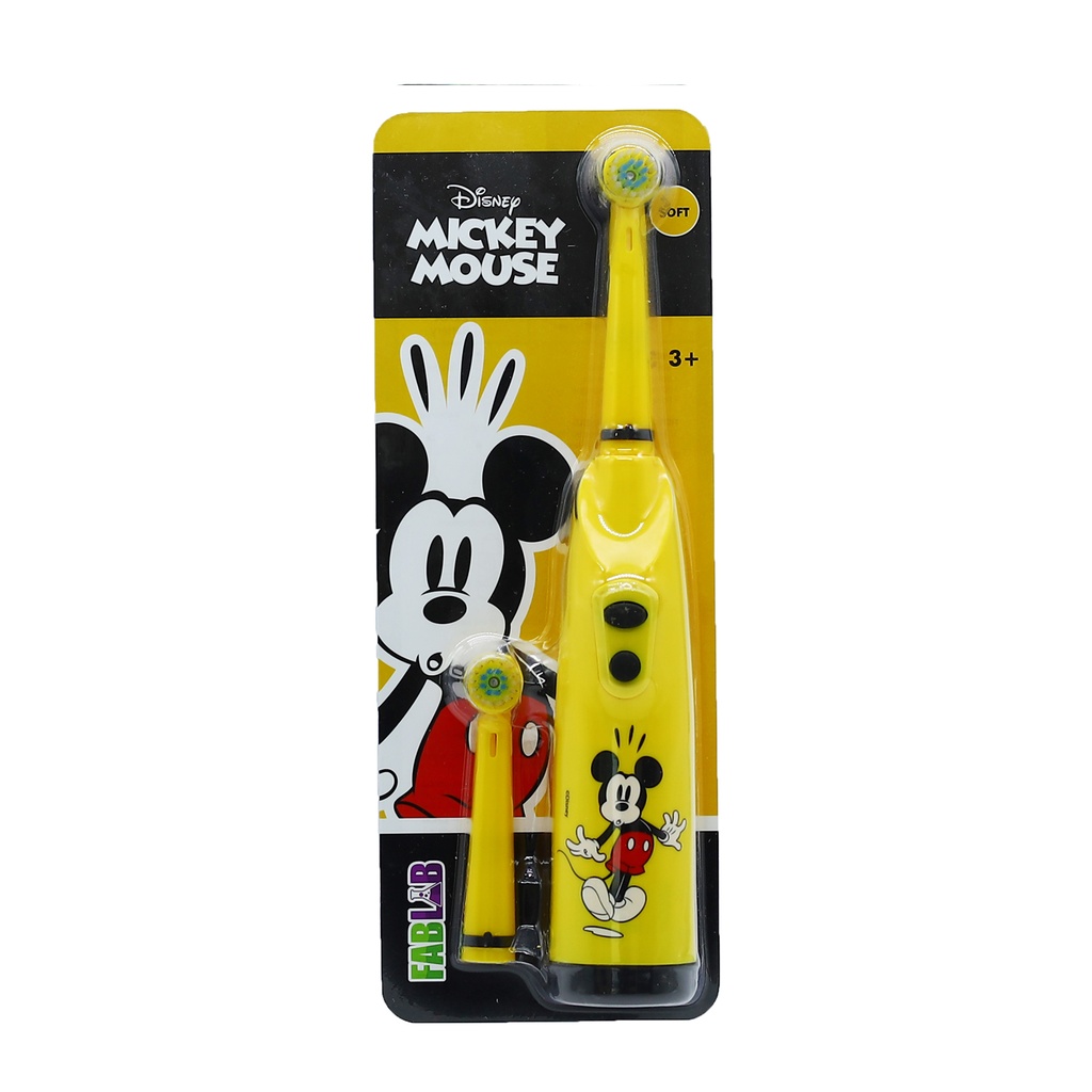 Children's Battery Powered Toothbrush - From Fab Lab Multiple Kids Options - Mickey Mouse
