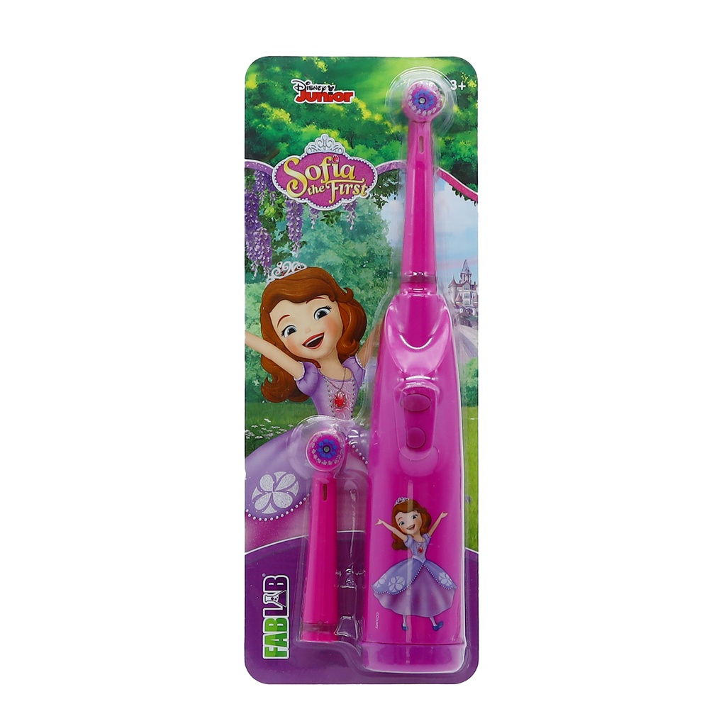 Children's Battery Powered Toothbrush - From Fab Lab Multiple Kids Options - Sofia the First