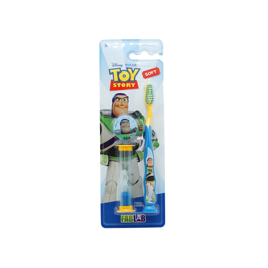 [6224002283641] فرشاة اسنان ديزني مع قاعدة وساعة رملية من فاب لاب متعددة الاشكال - Toy Story