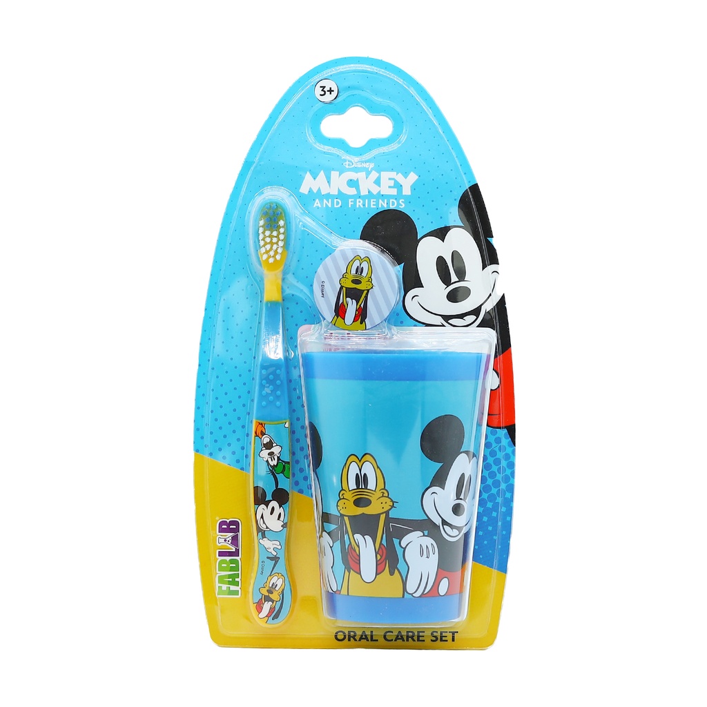 Nickelodeon Children's Toothbrush Set - From Fab Lab (Multiple Kids Options) - Mickey Mouse