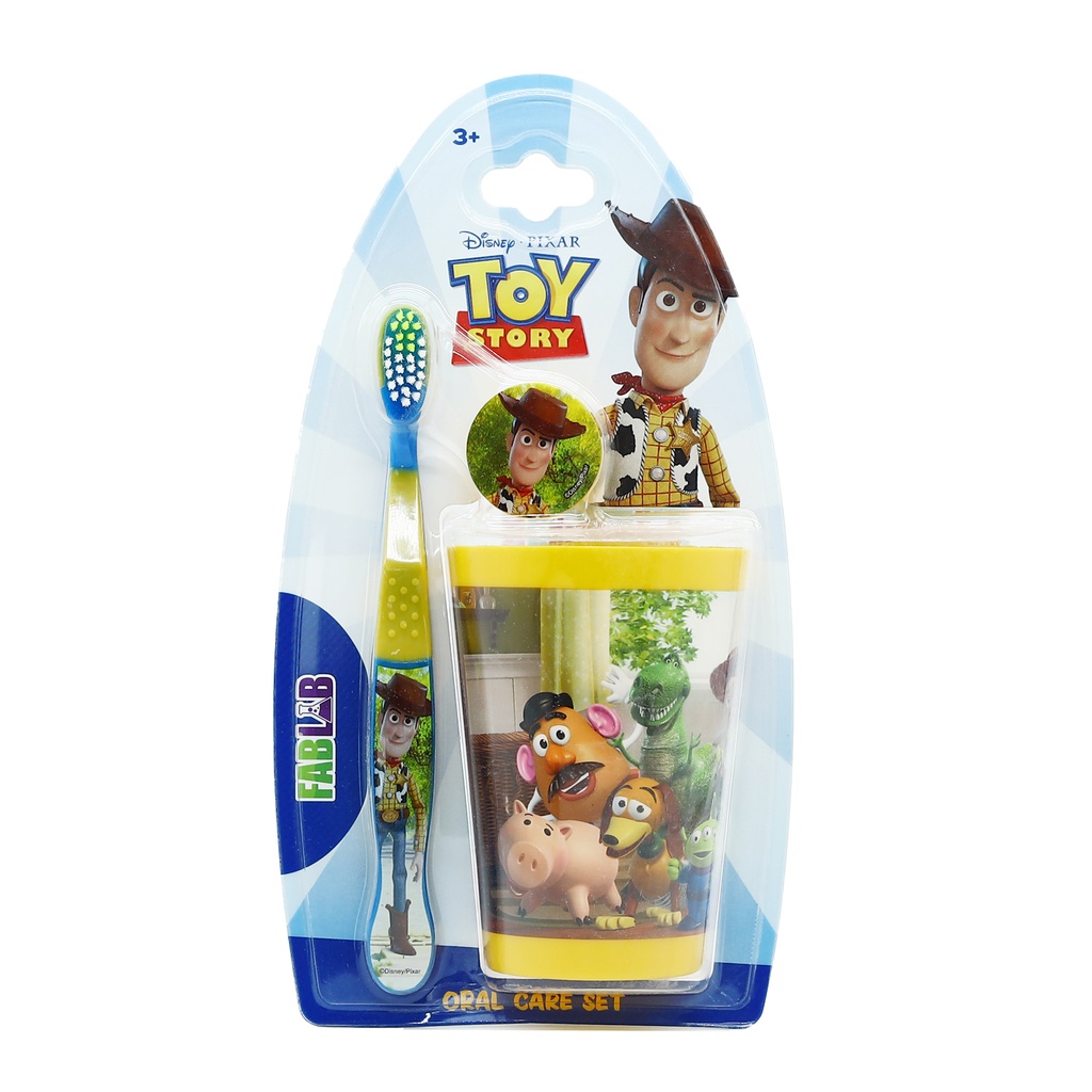 Nickelodeon Children's Toothbrush Set - From Fab Lab (Multiple Kids Options) - Toy Story