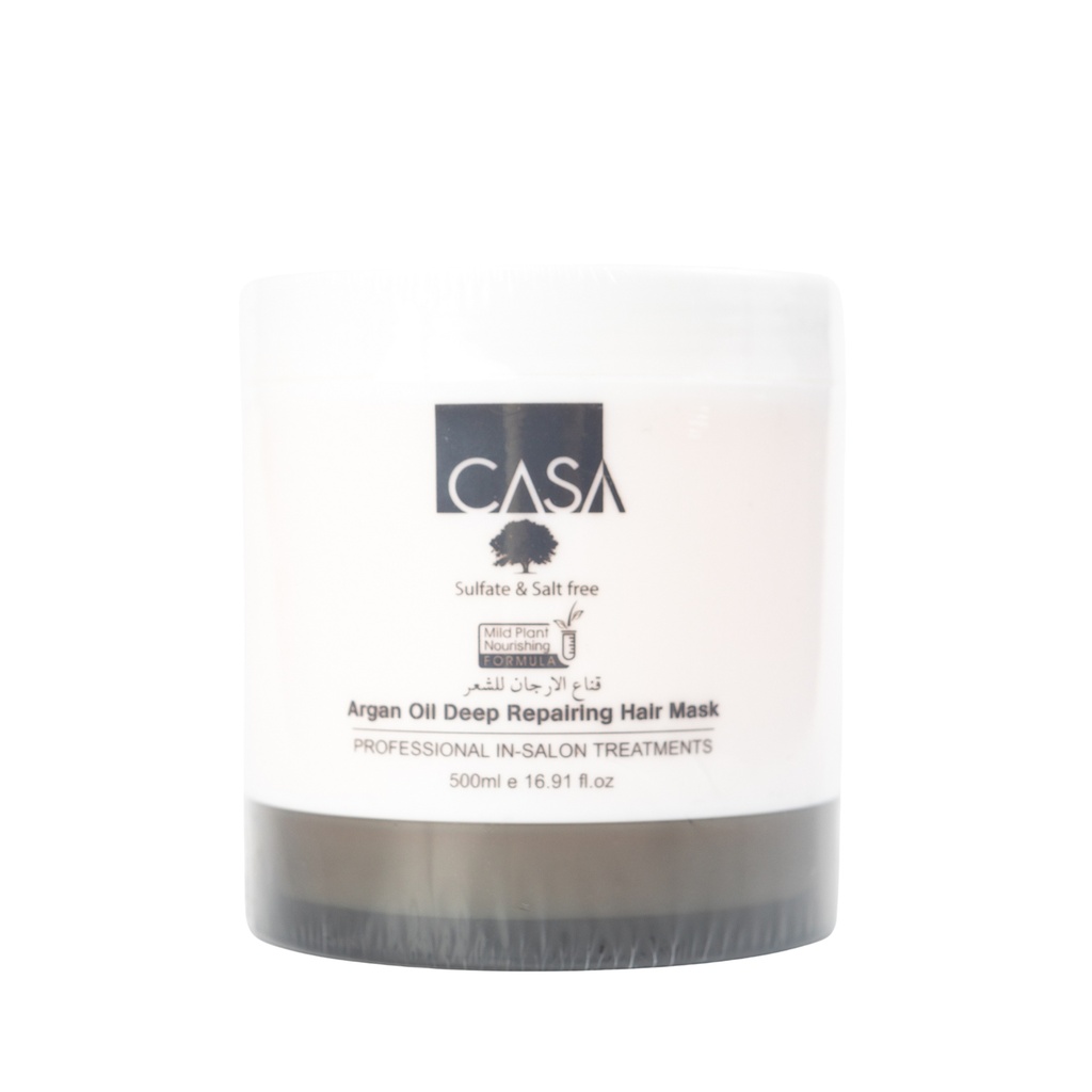 [5060518886362] Casa Professional Sulfate-Free and Salt-Free Argan Hair Mask - 500 ml