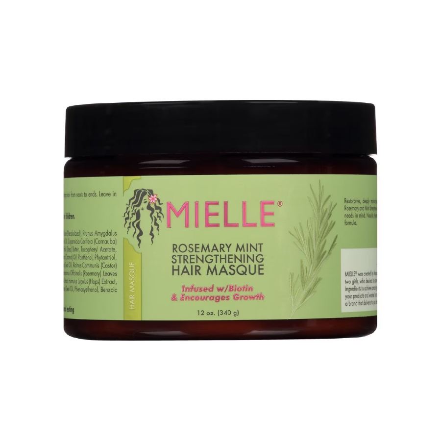 [854102006763] Melly Organics Rosemary & Peppermint Hair Strengthening Mask – Deep Hydration & Renewal
