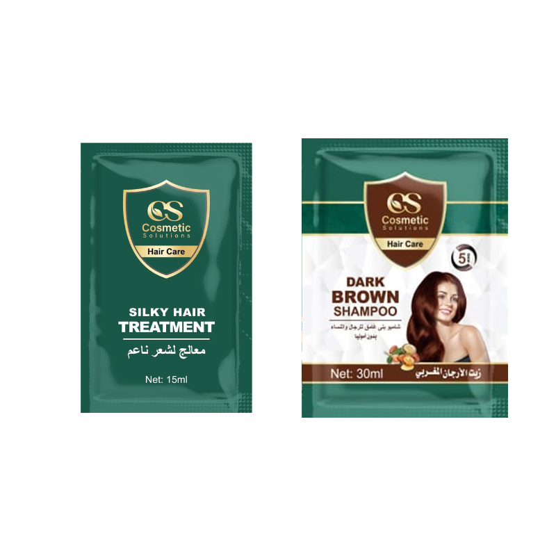 Cosmetic Solution Hair Coloring & Treatment Set – Dark Brown with Argan Oil