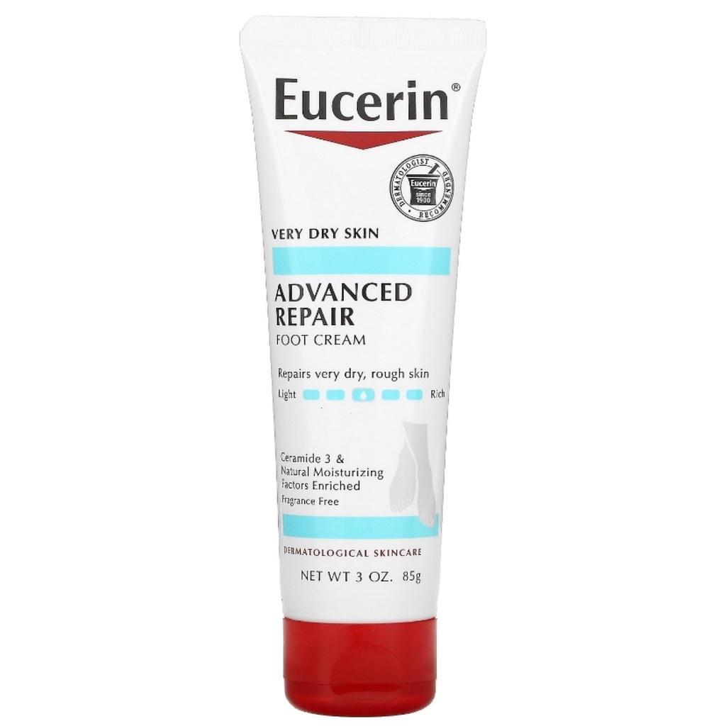 [72140636265] Eucerin Advanced Foot Repair Cream – UPC 072140636265