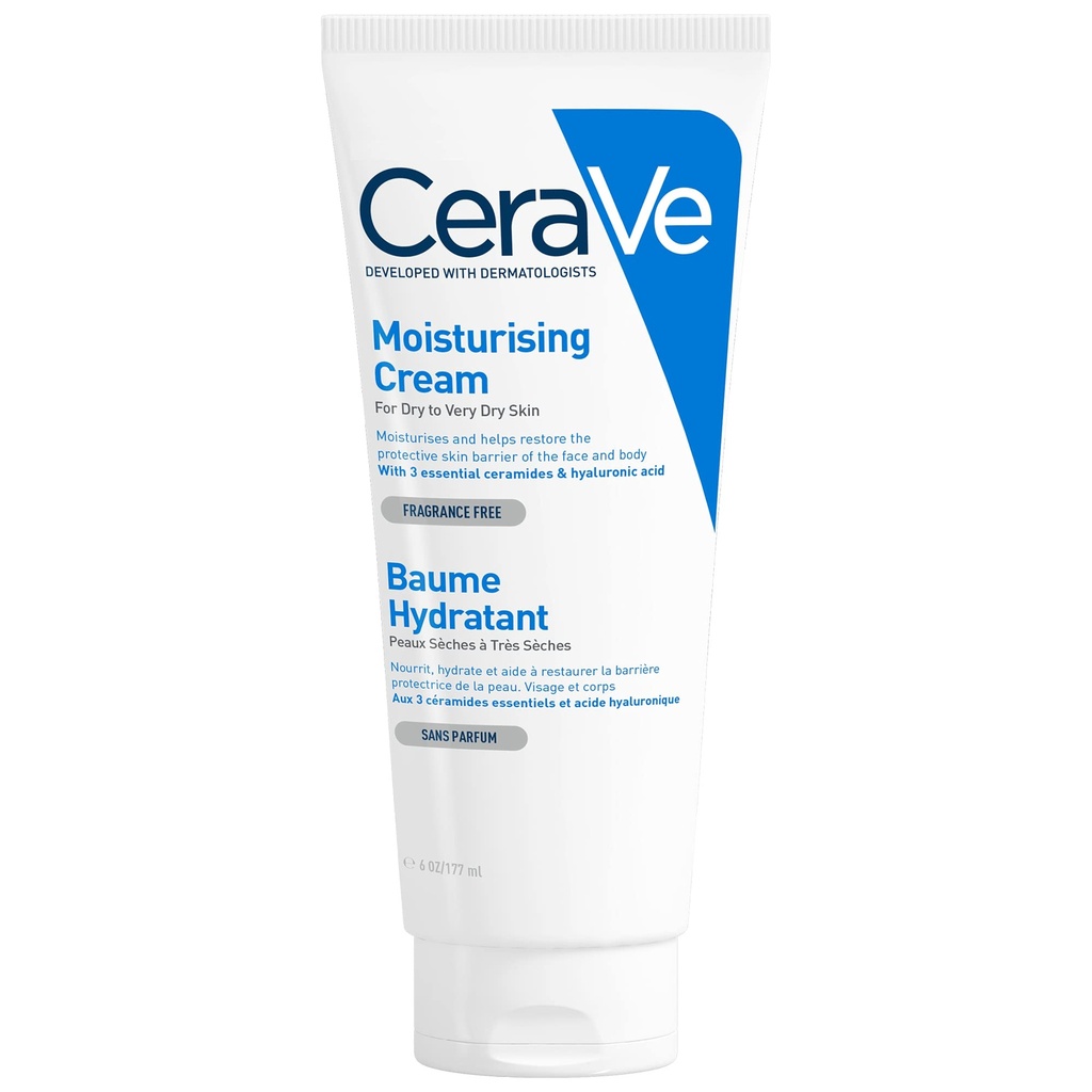 [3337875598996] CeraVe Moisturizing Cream for Dry to Very Dry Skin – 177ml