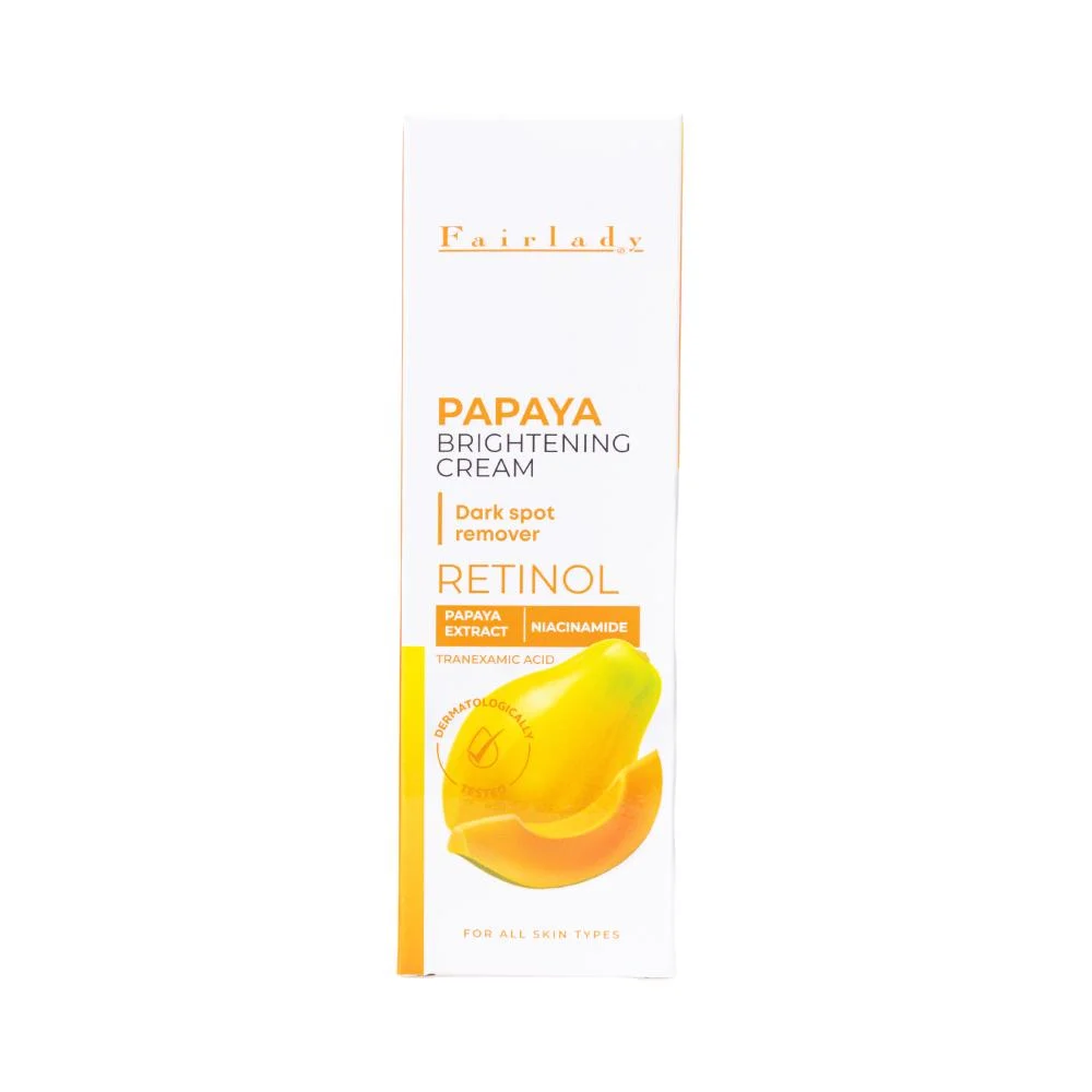 Fair Lady Papaya Whitening Cream with Retinol & Niacinamide – 50 g