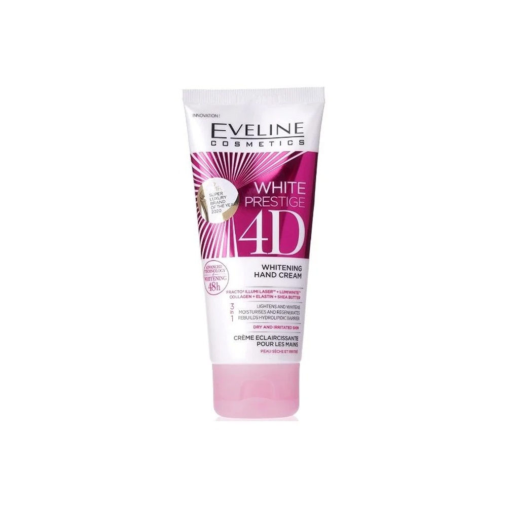 [5907609356833] White Prestige 4D Hand Whitening Cream - by Eveline 100 ml