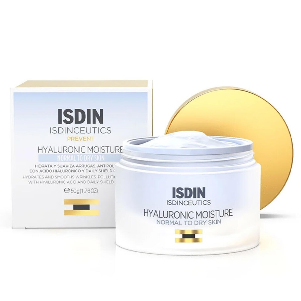 [8429420222779] ISDIN Isdinceutics Hyaluronic Moisture Cream for Normal/Dry Skin – 50 g
