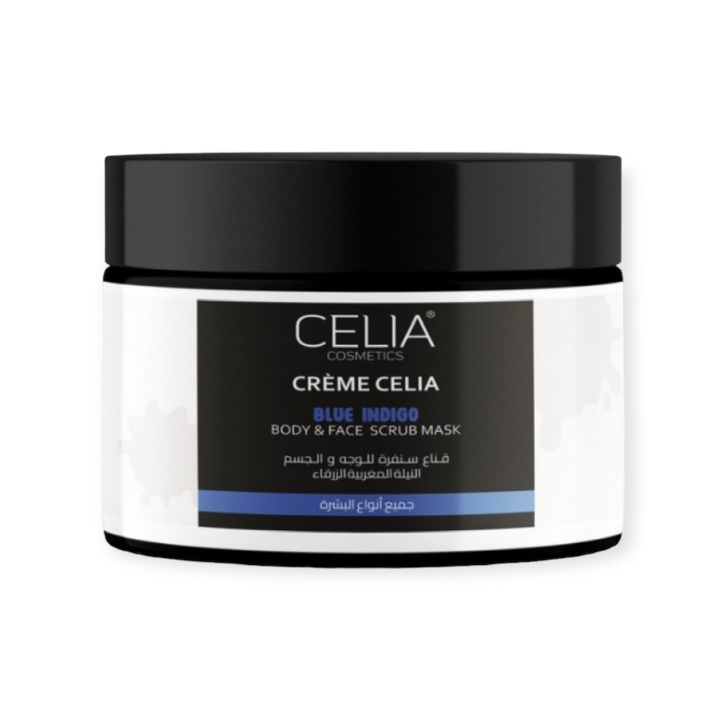 [6253364300932] Celia Moroccan Indigo Face & Body Exfoliating Mask