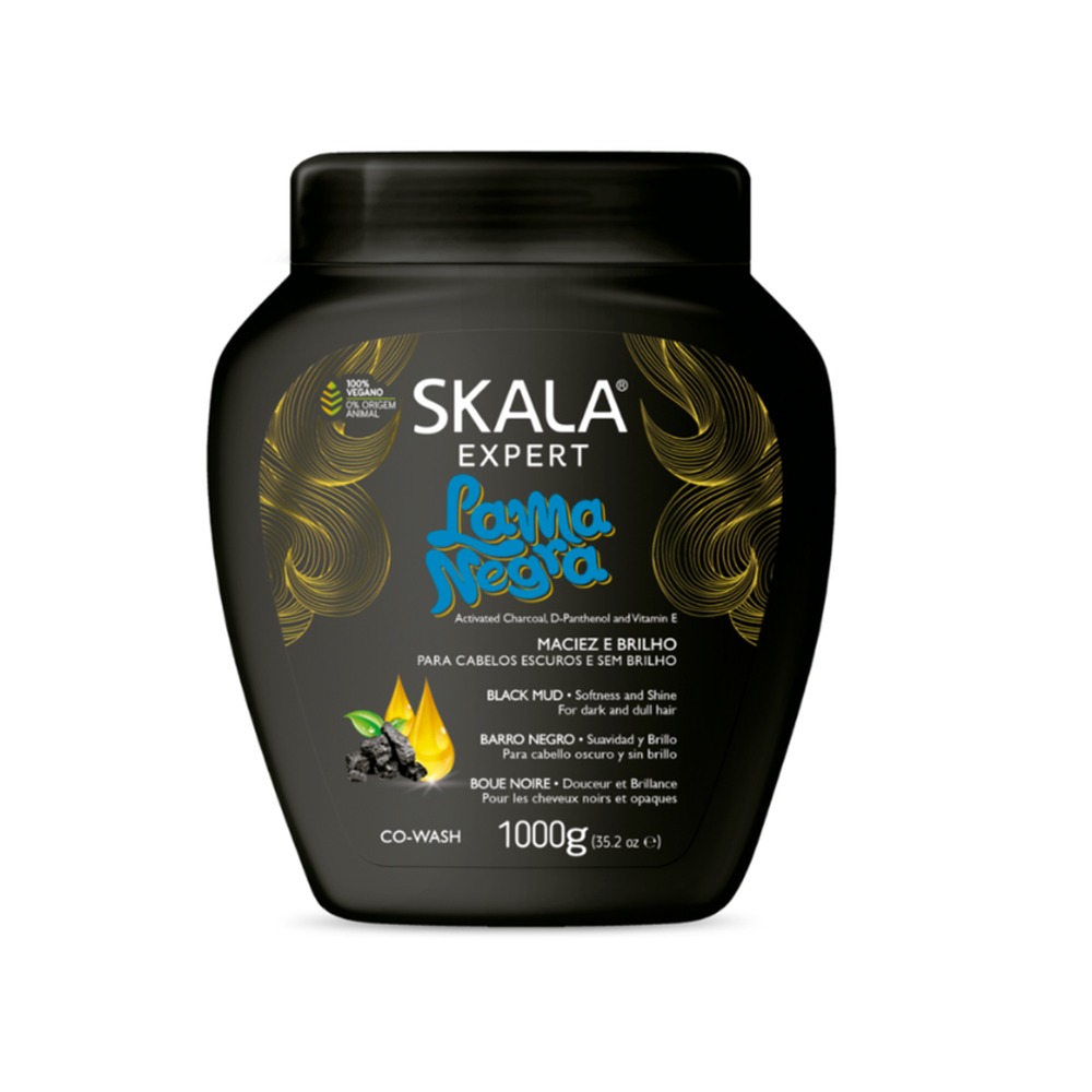 [7897042006021] Black Clay Hair Mask with Vitamin E & D-Panthenol (Detox Hair Treatment)
