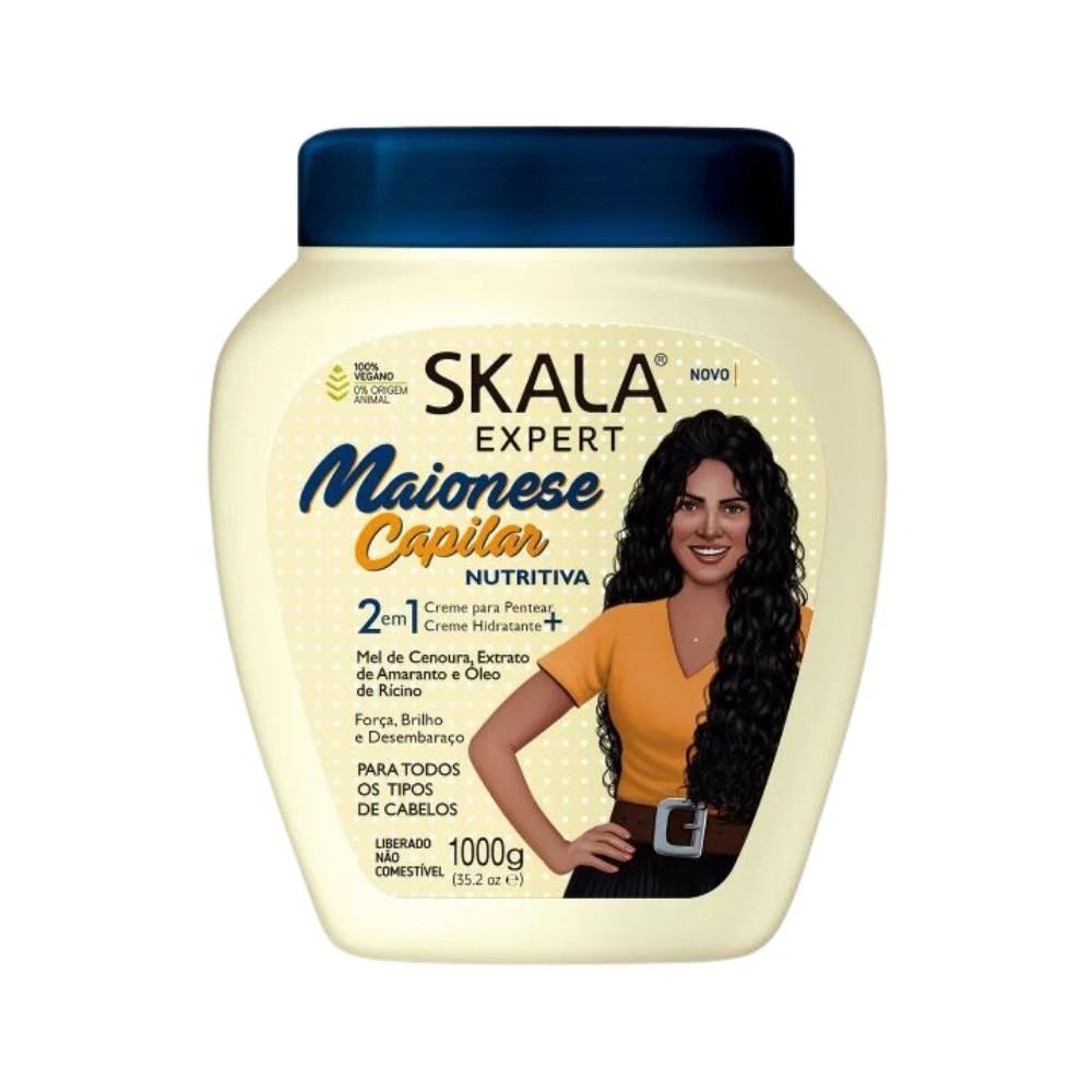 [7897042012329] Hair Care Cream for Curly, Wavy & Damaged Hair (2-in-1 Mask & Conditioner)
