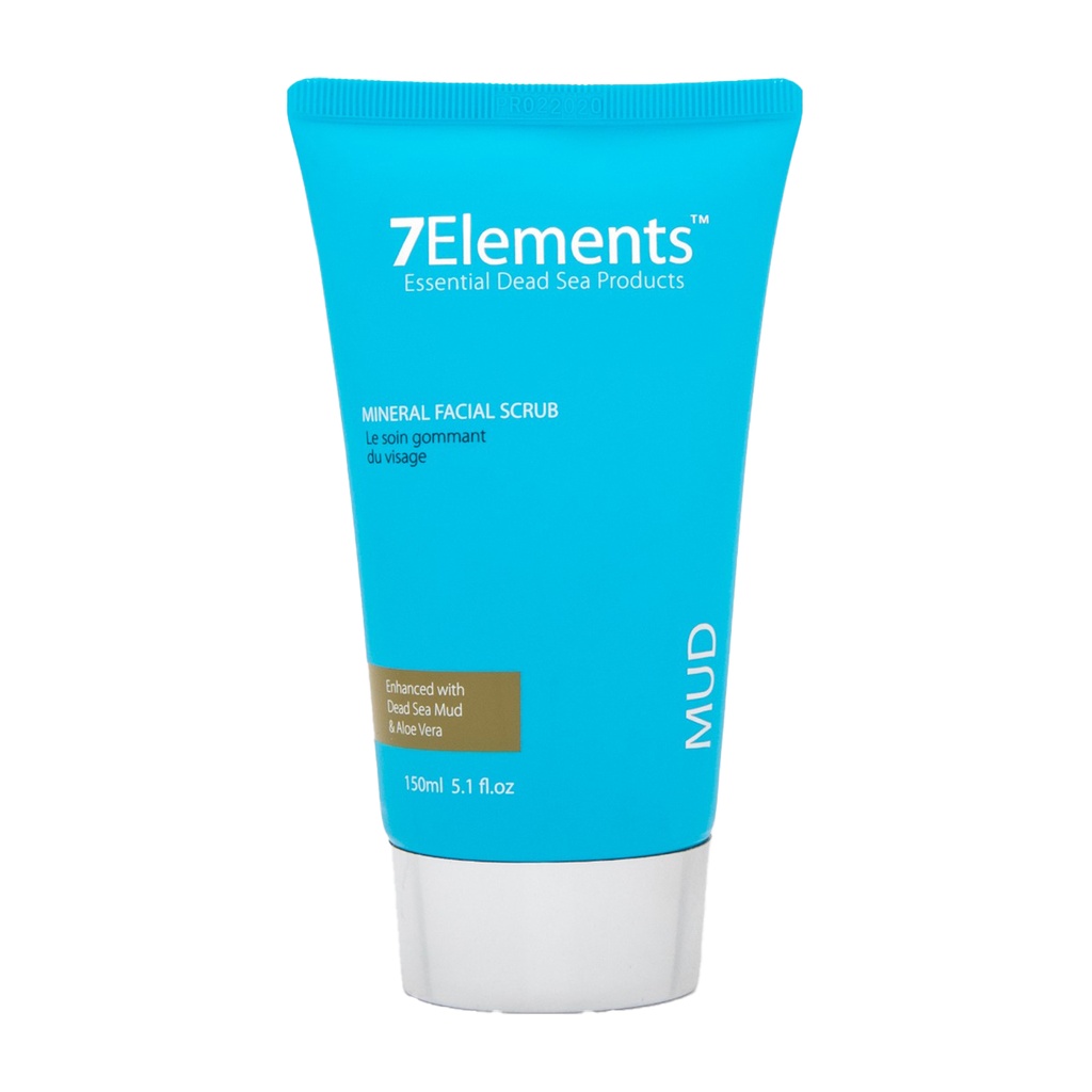 [6253010102033] 7Elements Facial Scrub with Dead Sea Minerals & Aloe Vera – 150ml
