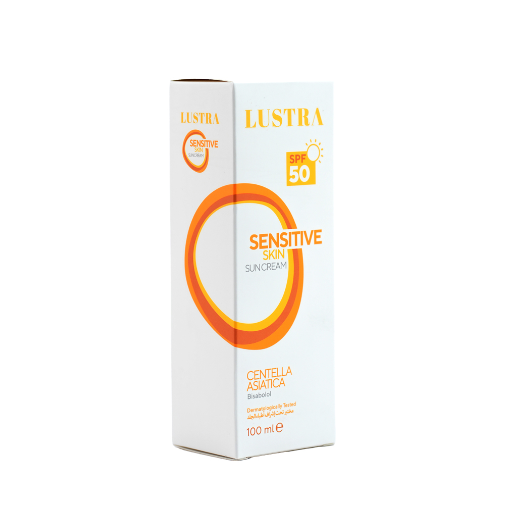 [8684641528264] LUSTRA SENSITIVE SKIN SUN CREAM 50 SPF 100ML