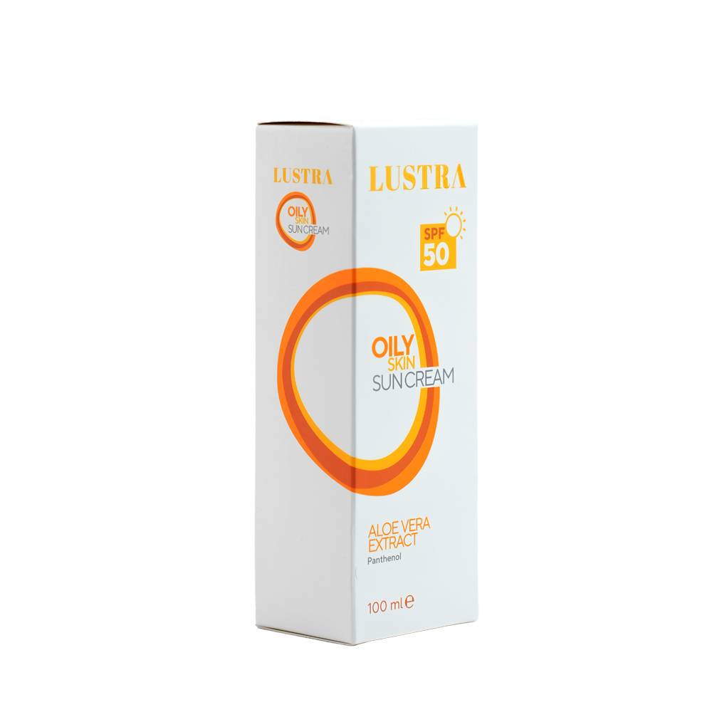 [8684641528257] LUSTRA OILY SUN CREAM 50 SPF 100ML