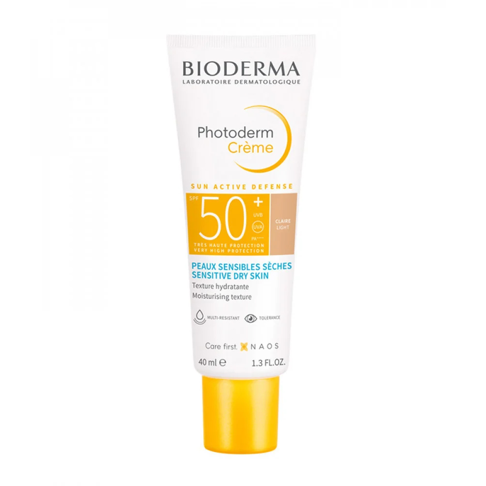 [3701129803516] Bioderma Photoderm Tinted Sunscreen SPF 50+ – Light Shade (40 ml)