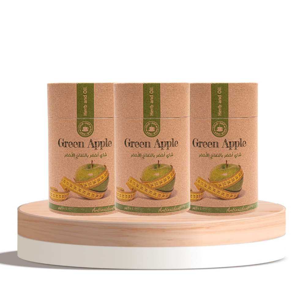 [648906653] Herb & Oil Green Apple Green Tea – Natural Detox & Energy Blend (60g / 30 Sachets)
