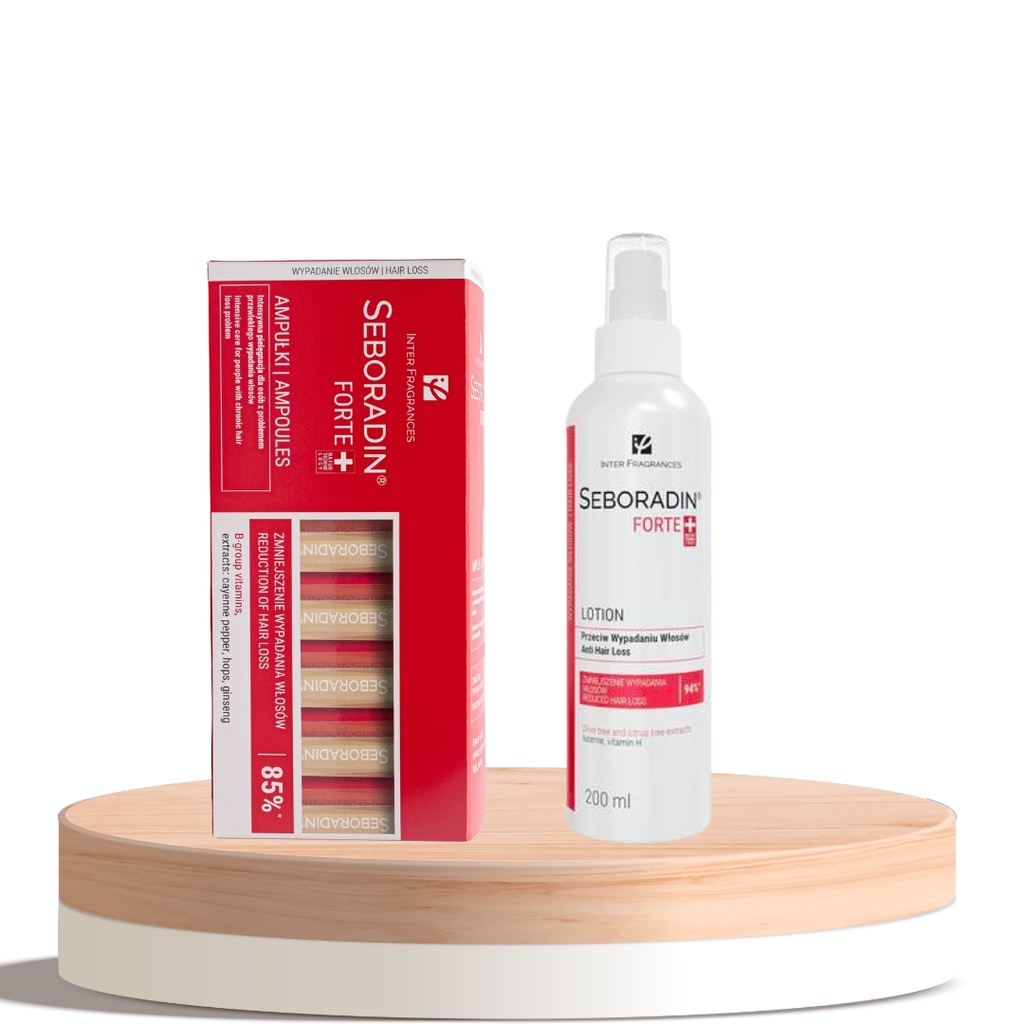 Seboradin Anti-Hair Loss Intensive Therapy Course Set (Amoules + Lotion)