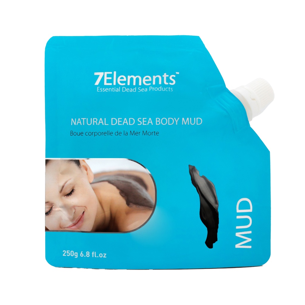 [6253008705826] 7Elements Natural Dead Sea Body Mud - Purifying and Nourishing - 250 g