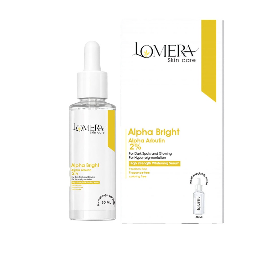 LOMERA ALPHA BRIGHT WHITENING SERUM 2% 30 ML