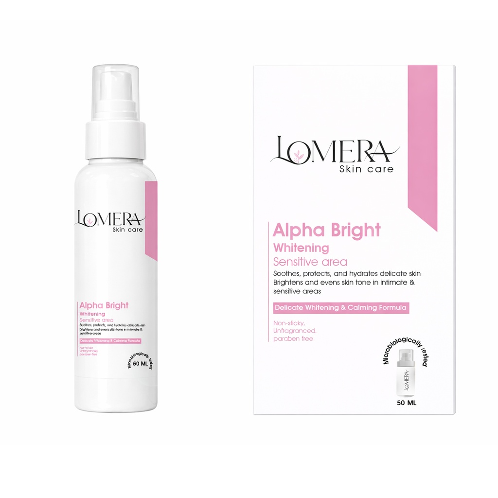 [8030894999830] LOMERA ALPHA BRIGHT WHITENING SENSITIVE AREA CREAM 50 ML