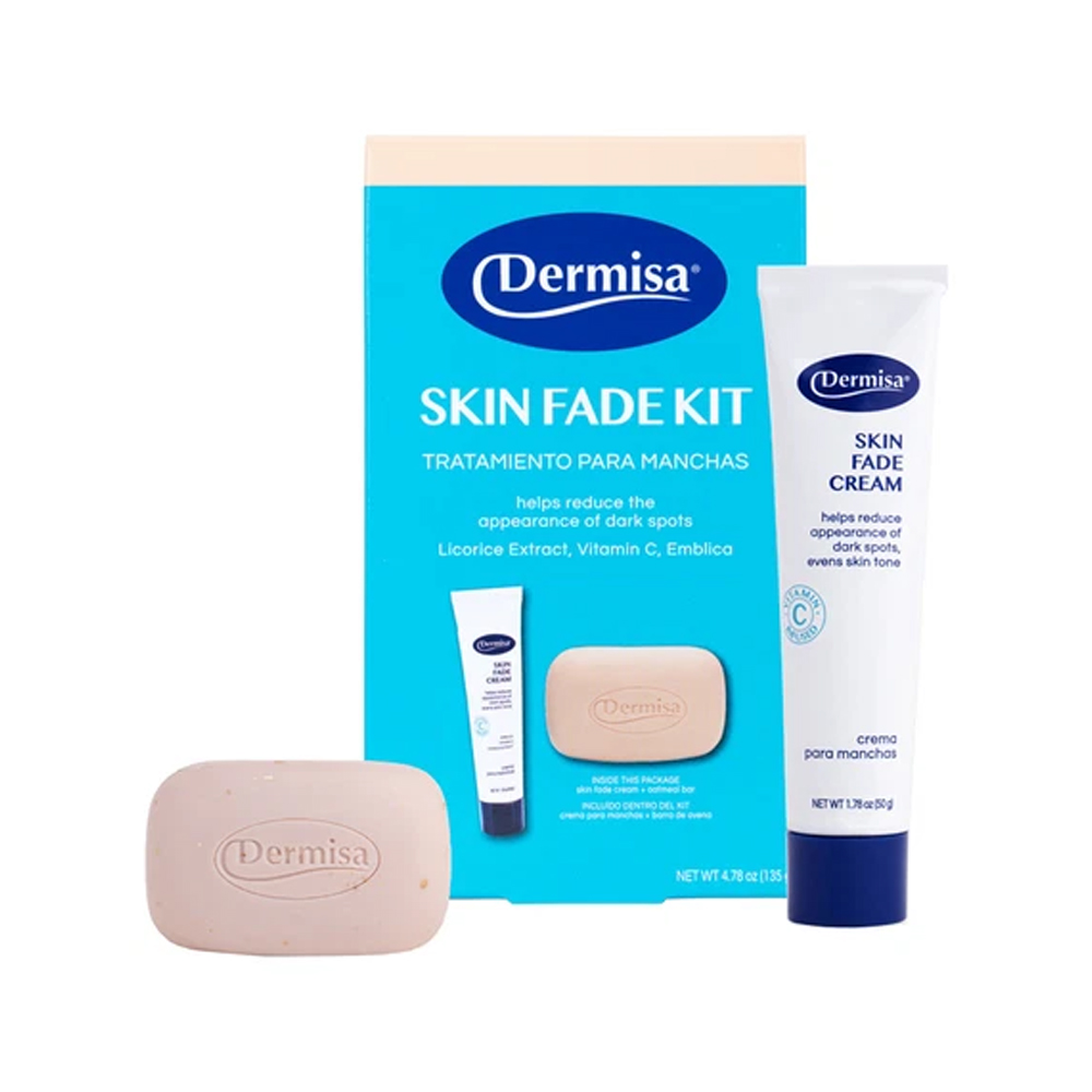 [766989000256] Dermisa Dark Spot Brightening Set – Cream & Oat Soap Routine