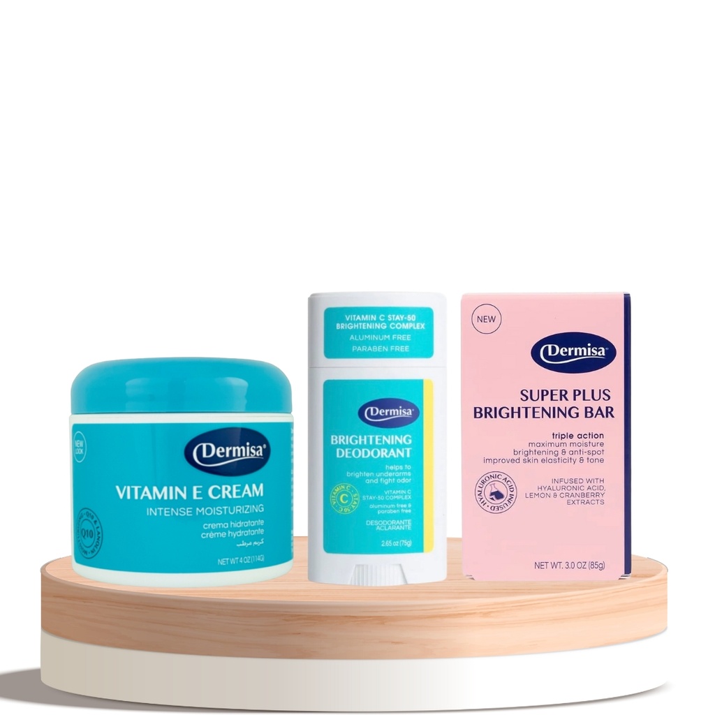 Dermisa Brightening & Hydration Body Set – 3-Step Routine Box