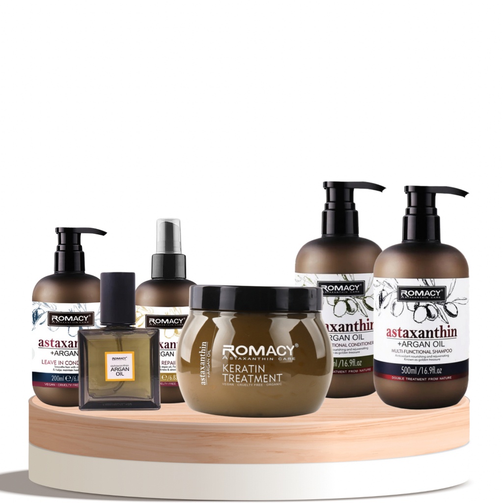 Rumacy 6-Piece Professional Keratin & Argan Oil Hair Treatment Set