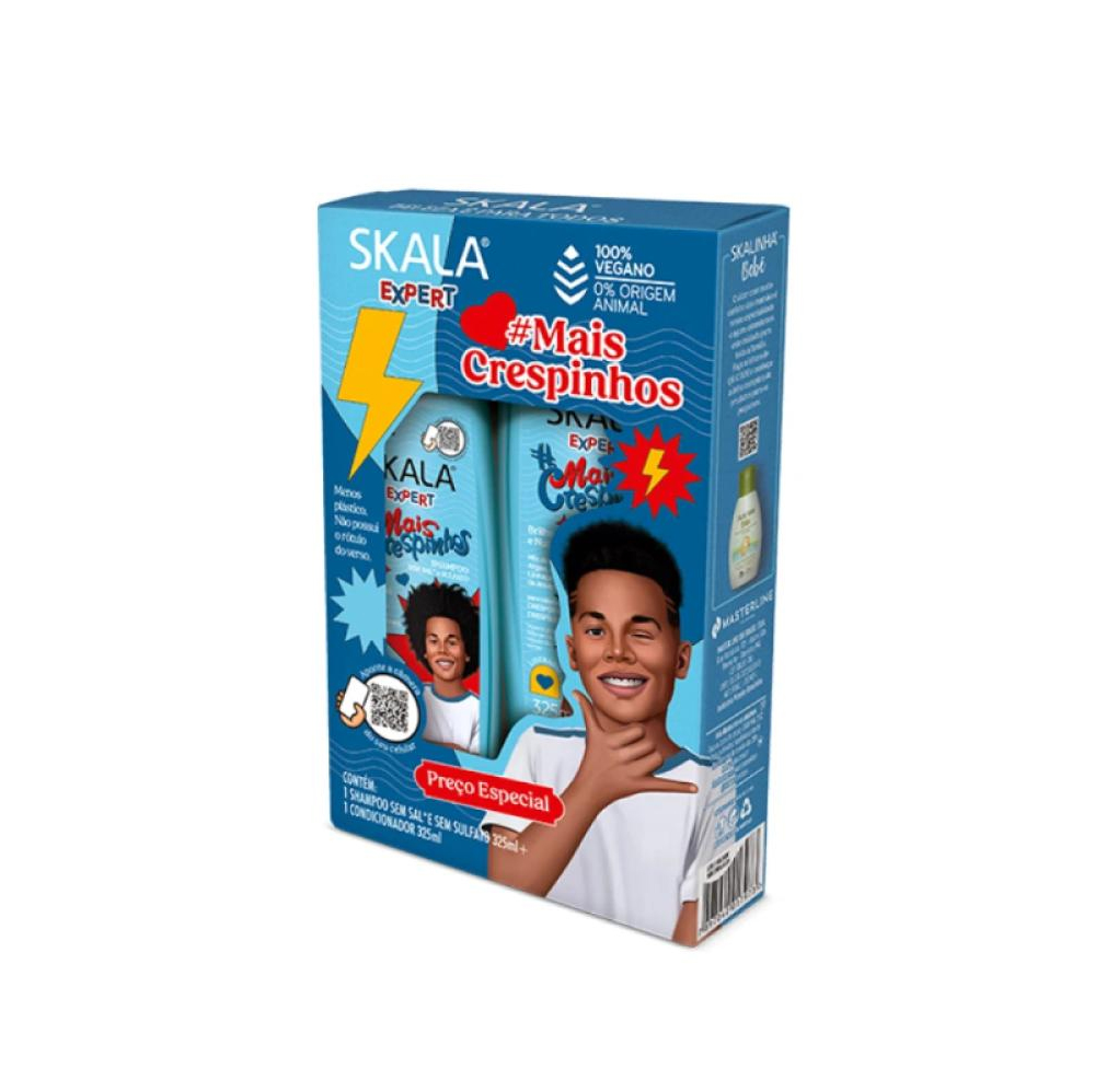 [7897042017973] Skala Expert Miss Crespinhos Kids Curly Hair Care Duo Pack (2 x 325 ml)