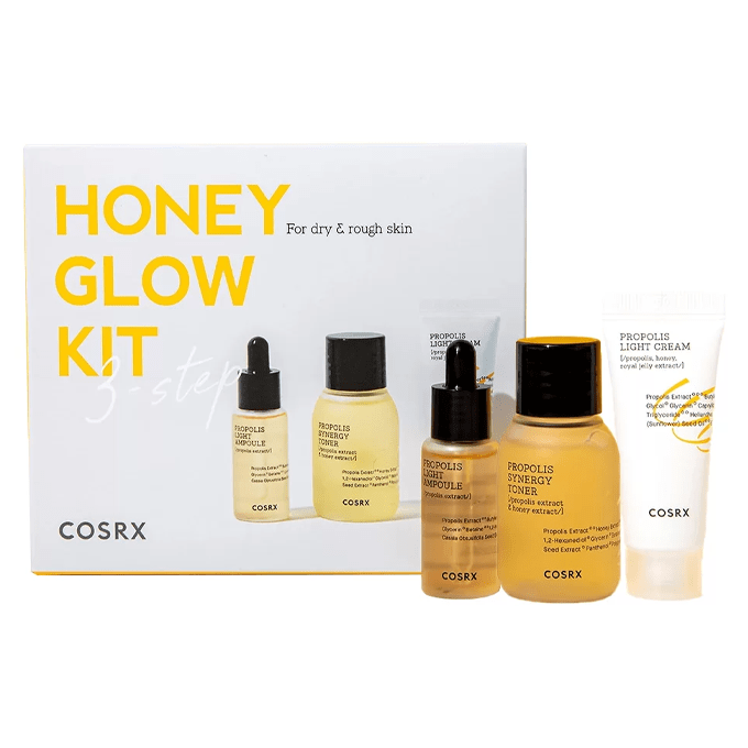 [8809598452183] COSRX Propolis Honey Set – 3-Step Hydrating & Glow Routine