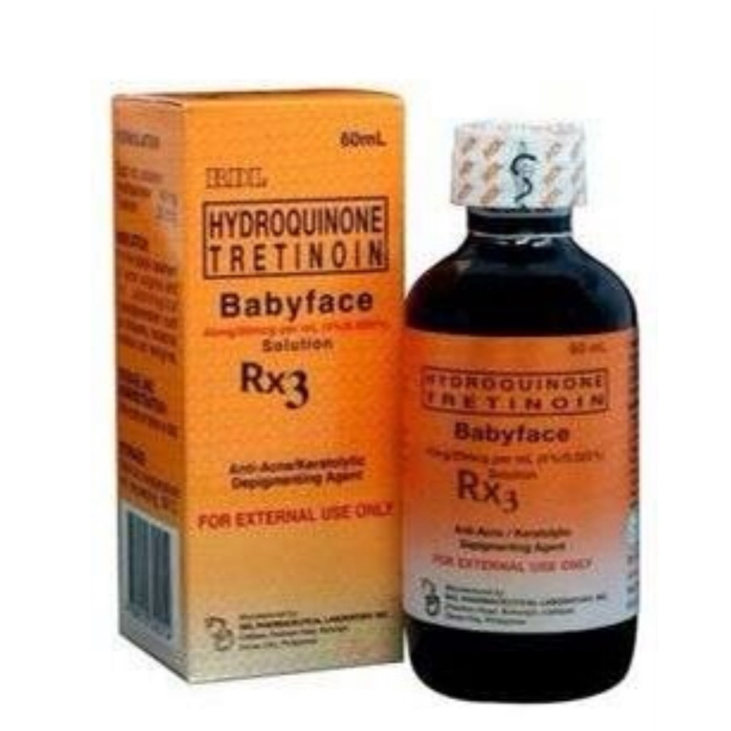 Baby Face Solution 3 with Astringent Agent Transparent 60 ml