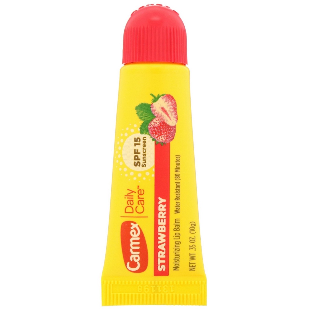 [83078010188] Carmex Medicated Strawberry Lip Balm SPF 15